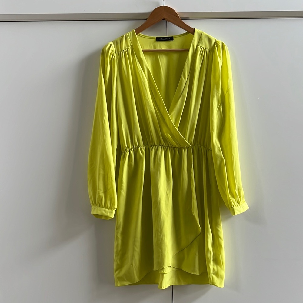NWOT Honey Punch Wrap Front Dress